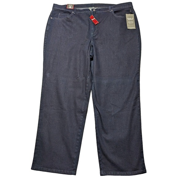 Avenue Denim - AVENUE DENIM CLASSIC TAPERED Women Plus 24 Average Cotton Poly Stretch Jeans NEW